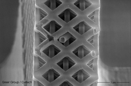 Nanoarchitected material