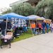 A tent on the Beckman Mall