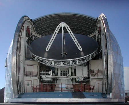 The CSO telescope prior to disassembly.