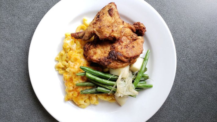 Fried chicken plate