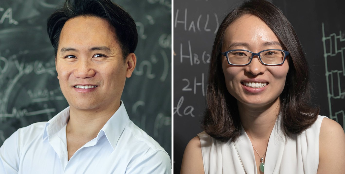 Clifford Cheung's portrait next to that of Xie Chen