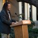 Bil Clemons, event emcee and chair of the President's Diversity Council, describes Browne's passion for education and finding the most talented students to bring to Caltech.