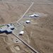 aerial photo of the LIGO facility in Hanford, Washington