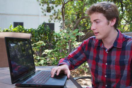 SURF participant and Caltech undergraduate Patrick Rall.