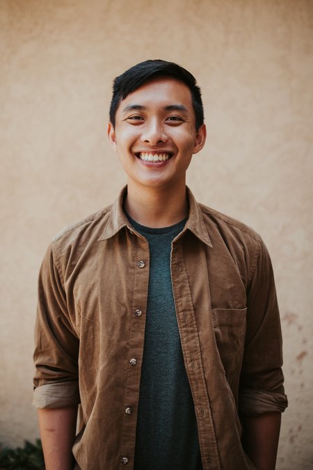 portrait of smiling graduate student