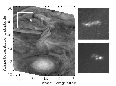 Galileo data shows Jupiter's lightning associated with low-pressure regions  | The Division of Physics, Mathematics and Astronomy